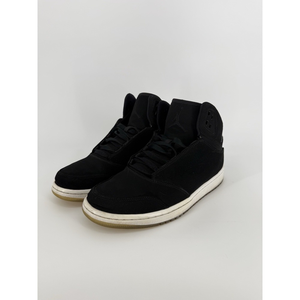 Nike Air Jordan 1 Flight 5 Shoes Men's Size 9 Premium Black Basketball Sneaker